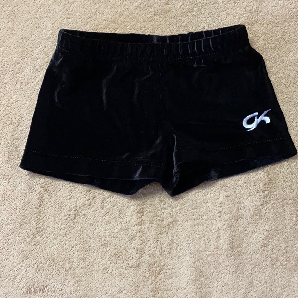 Velour GK Gymnastic Booty Shorts